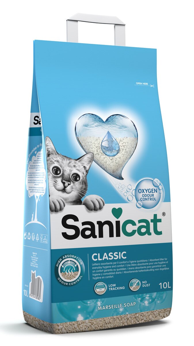 Sanicat Classic Marsella Soap Cat Litter - 10 Litre_0